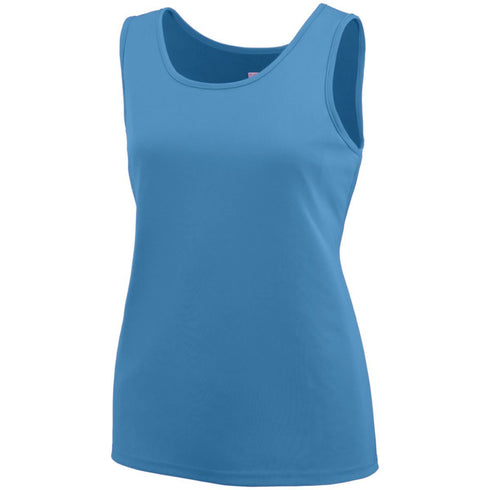 Augusta Sportswear Ladies Training Tank (1705), Color 'Columbia Blue'